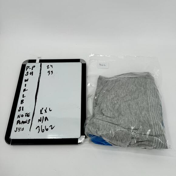 Travis Mathew Polo Shirt Mens XXL SOFT Gray Blue Short Sleeve Golf Classic - Picture 9 of 9